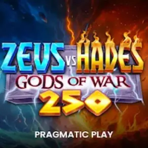 Zeus vs Hades Gods of War 250 casino title